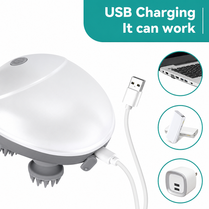 Rechargeable Hair & Scalp Massager Use All Over Body